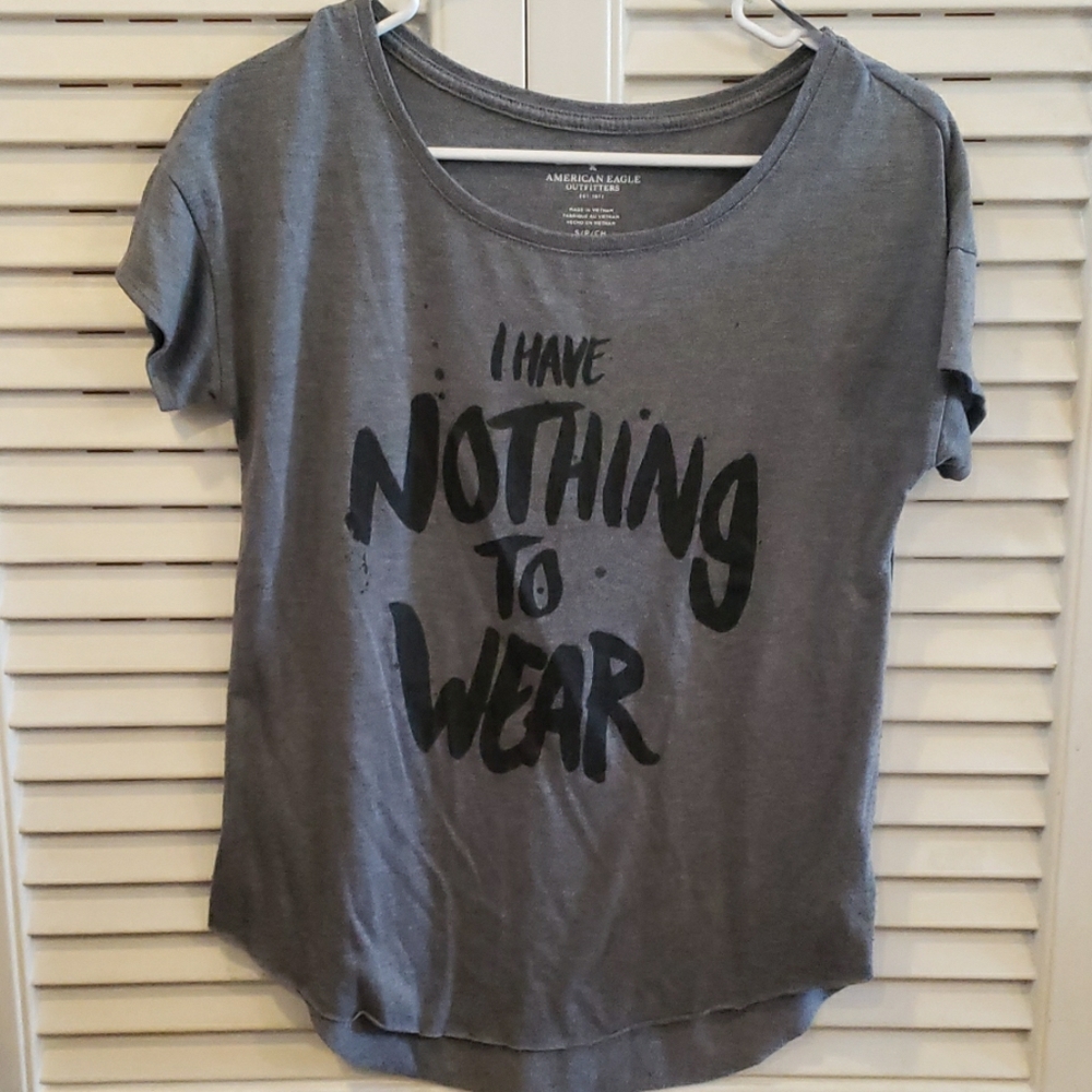 " I have nothing to wear" tee